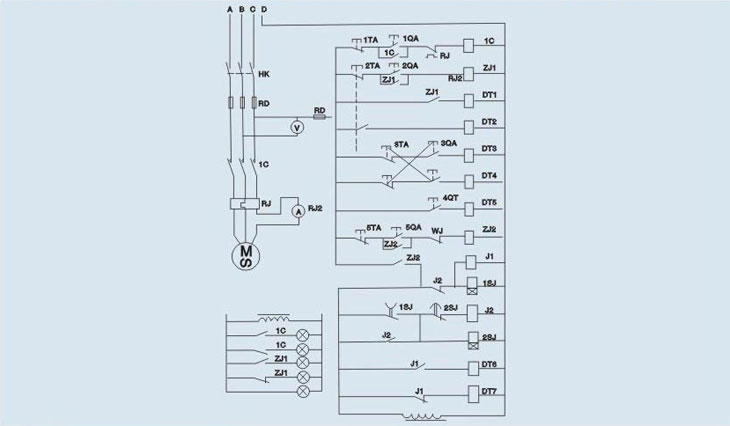 安（ān）全閥性能測試台電器係統原理圖